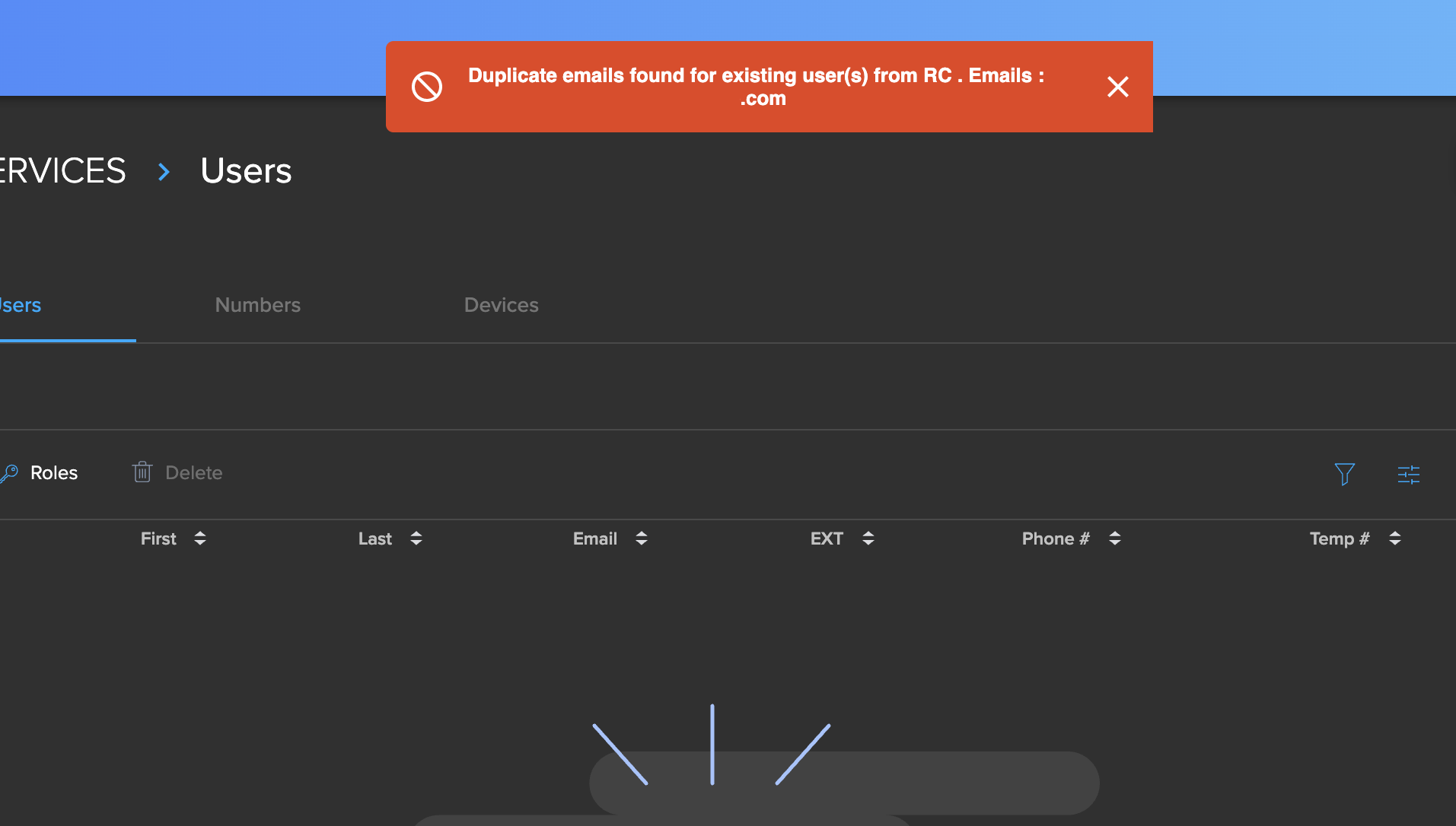Duplicate Emails in Service Web
