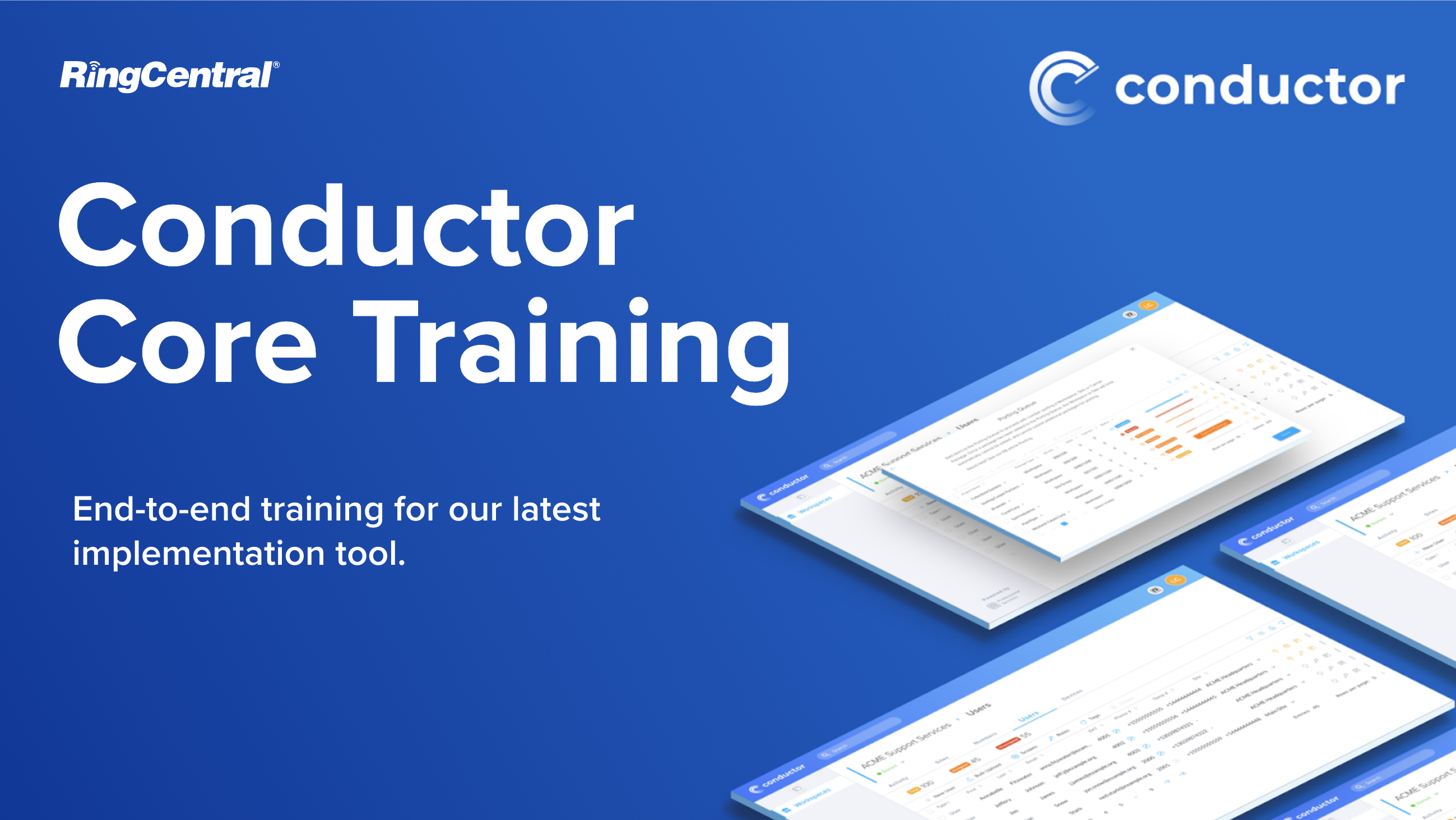 Conductor Core - End to End Training