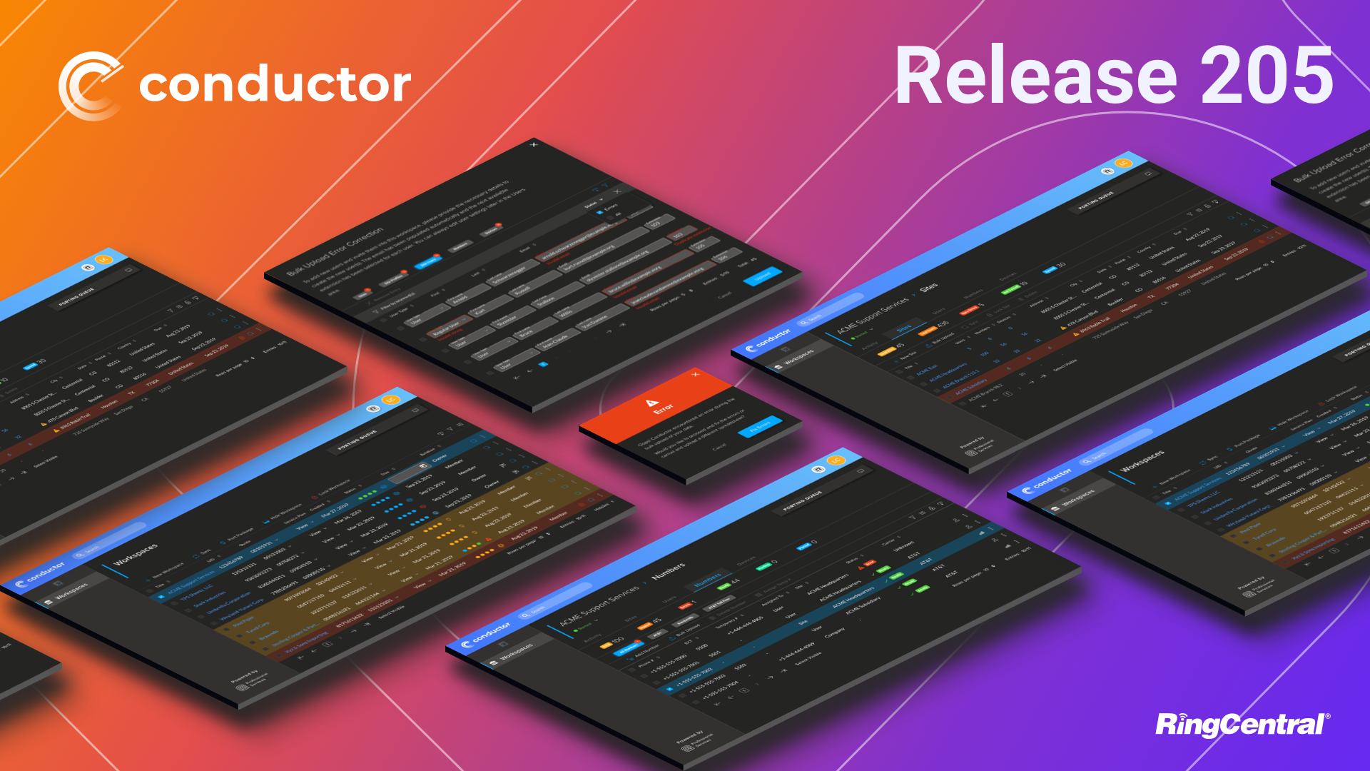 Conductor Release 205 - Sprint 20